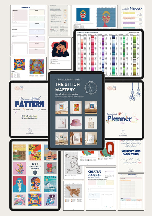 Ultimate Cross-Stitch Bundle: 100+ Digital Patterns, Guides & Tools for All Skill Levels (Instant Download)